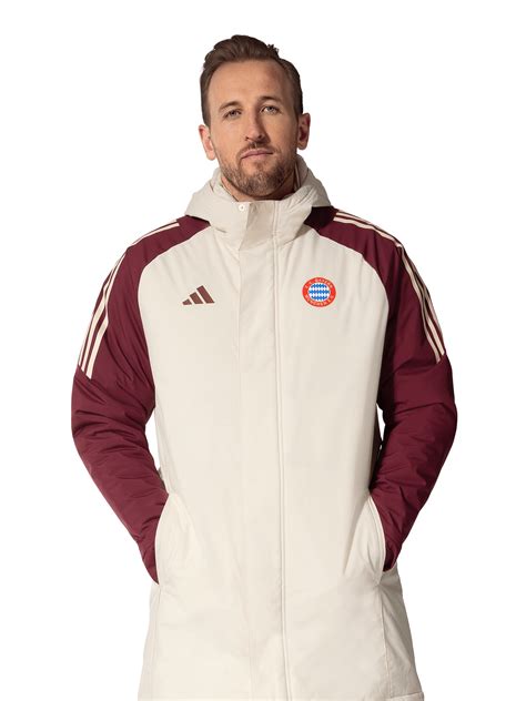 Hommes Veste De Stade Ucl Teamline Beige Fc Bayern Munich Boutique