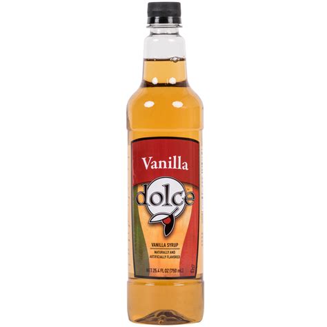 Dolce Vanilla Coffee Flavoring Syrup