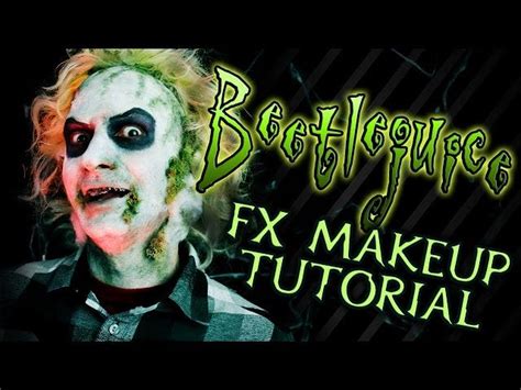 Beetlejuice HALLOWEEN FX Makeup Tutorial Beetlejuice Makeup - Grunge ...