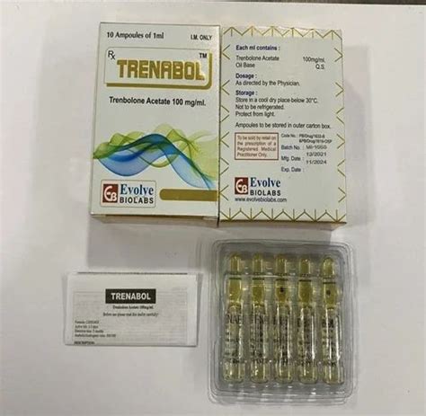 Trenabol Trenbolone Acetate Injection 10 Ampoules In Box At 500 Vial