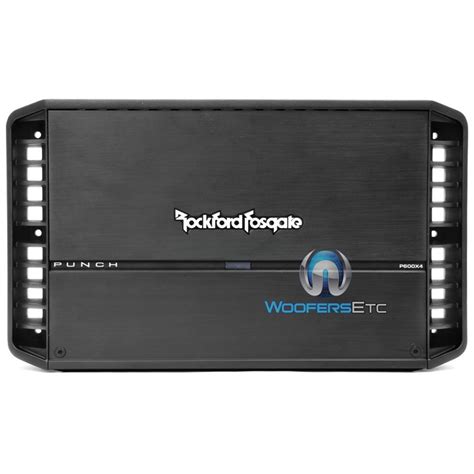 P600X4 Rockford Fosgate 600W 4 Channel Punch Series Amplifier