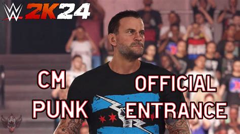 WWE 2K24 CM Punk ECW Punk Pack DLC Official Entrance YouTube