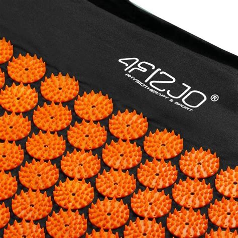 Fizjo Mata Do Akupresury Z Poduszk Acupressure Mat Pomara Czowy