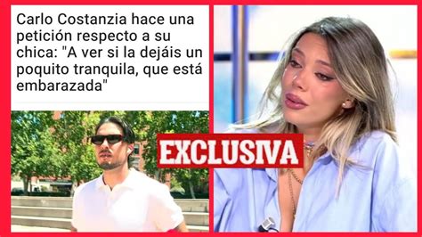 CARLO CONSTANZA PIDE QUE DEJEN TRANQUILA A ALEJANDRA RUBIO POR QUE