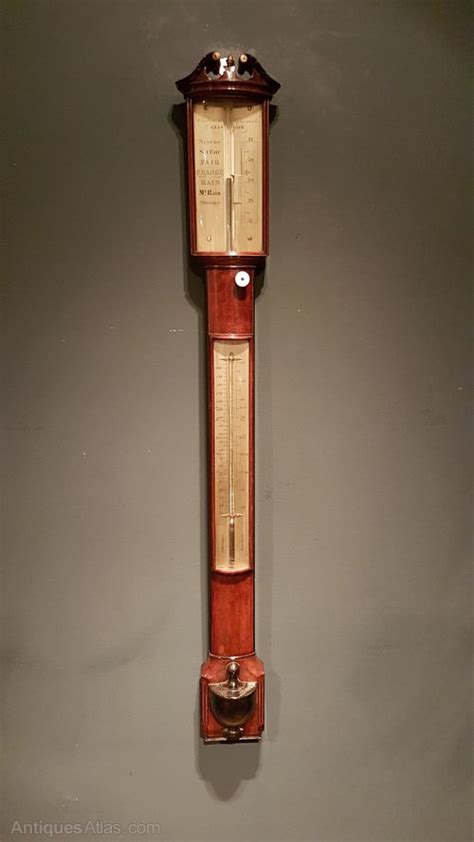 Antiques Atlas Fine Quality Antique Bow Front Stick Barometer