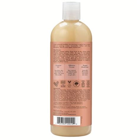 Shea Moisture Body Wash Moisturizing Gluten Free Coconut And Hibiscus