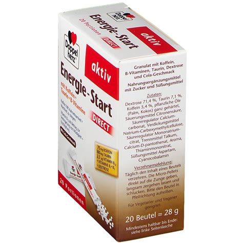 Doppelherz Aktiv Energie Start DIRECT Pellets 20 St Shop Apotheke