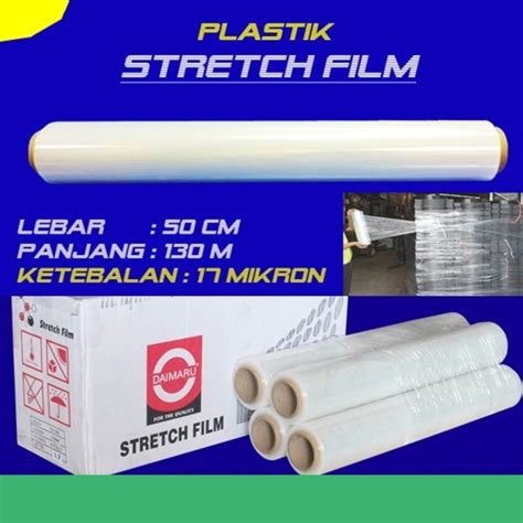 Jual Plastik Wrapping Roll Stretch Film Daimaru Cm X Meter