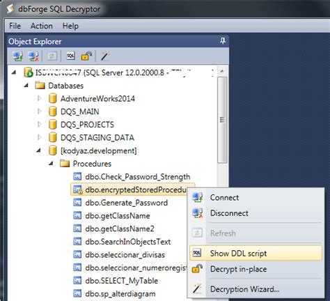 Decrypt Encrypted Stored Procedure Using Sql Server Tool 0 Hot Sex Picture