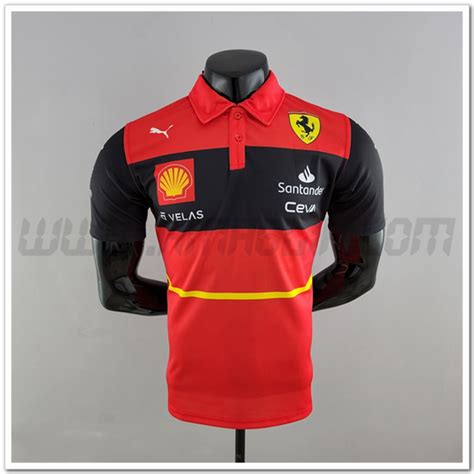 Maglia Polo F Scuderia Ferrari Sainz Scontate Thailandia