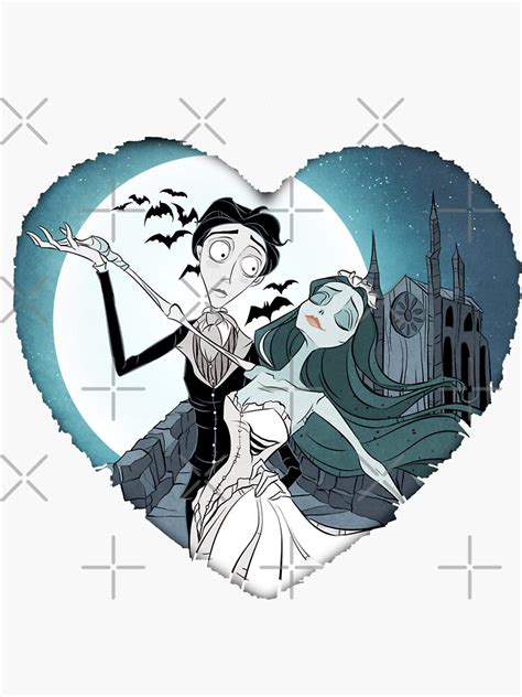 Corpse Bride Sticker For Sale By Bellla M Redbubble