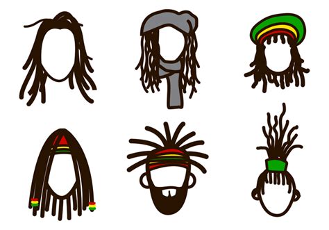 Dreadlocks Silhouette at GetDrawings | Free download