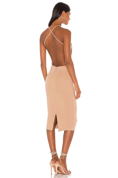 Superdown Zayne Midi Dress In Nude REVOLVE