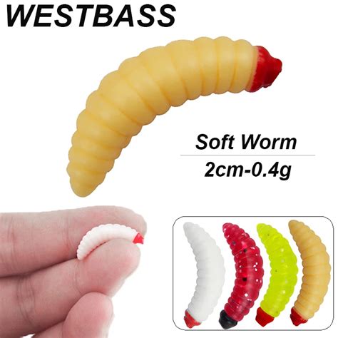 Westbass Pcs Doux Larve Swimbait Cm Silicone Ver App Ts