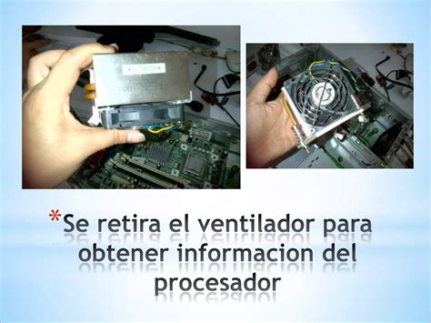 Desensamble Y Ensamble De Una Computadora PPT