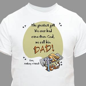 Personalized Dad Shirt Christian T Shirt GiftsForYouNow