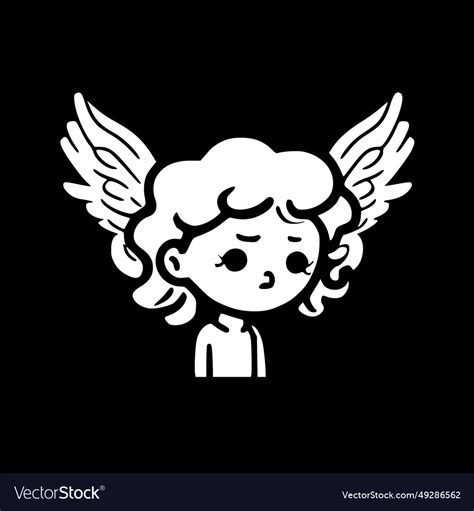 Angel - high quality logo - ideal for t-shirt Vector Image