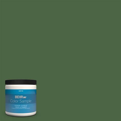 Behr Premium Plus Oz S Deep Viridian Satin Enamel Interior