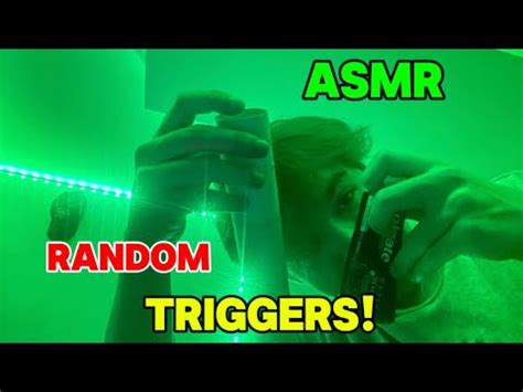 Asmr Triggers With Random Objects Tingles Tingles Random Asmr