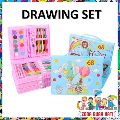 Jual Zbh Drawing Set Pcs Oil Pastel Crayon In Set Krayon