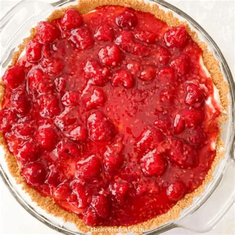 Easy No Bake Raspberry Cream Cheese Pie The Keele Deal