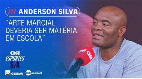 Anderson Silva Defende Artes Marciais Como Matéria Em Escola Cnn Esportes S A Youtube