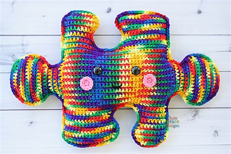 Ravelry Puzzle Piece Kawaii Cuddler Pattern By Donna Beavers