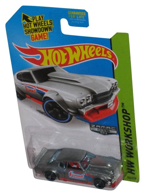 Hot Wheels Hw Workshop Silver Chevy Chevelle Toy Car