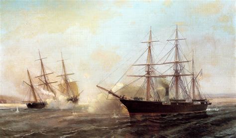 The Battle Between the USS Kearsarge and CSS Alabama June 19, 1864 ...