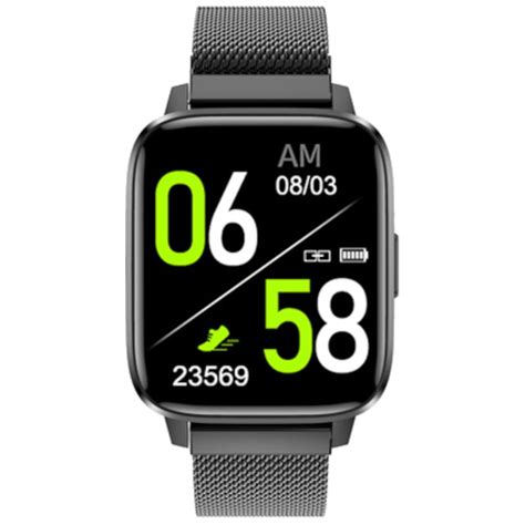 Dt No Dtx Max Preto Pulseira Met Lica Smartwatch