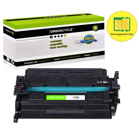 Used Greencycle Cf258a Toner Cartridge For Hp Laserjet Pro Pro M404dw M304 With Chip Ubb Threads