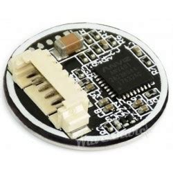 Round Shaped All In One Uart Capacitive Fingerprint Sensor