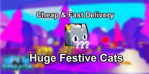 Beli Pet Exclusive Huge Festive Cat Exclusive Pet Simulator X Pet