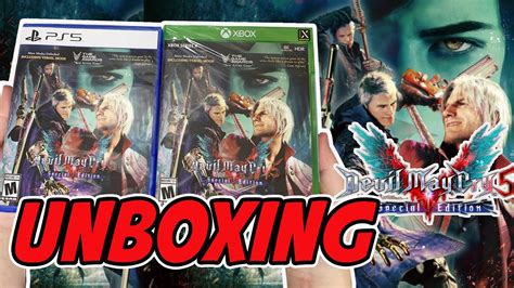 Dmc Devil May Cry Special Edition Ps Xbox Series X Unboxing