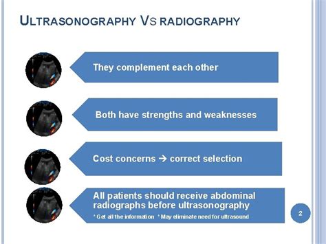 Basics Of Ultrasonography 1 Ultrasonography Vs Radiography They