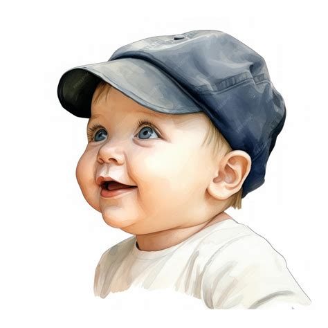 Premium Photo Cap On Head Of Baby Clip Art White