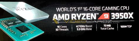 Amd Ryzen 9 3950x El Primer Procesador Gaming De 16 Núcleos