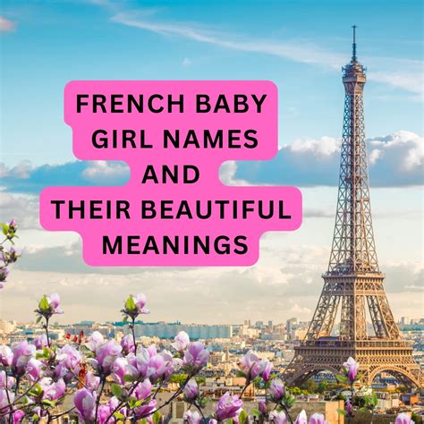 Top French Baby Girl Names and Their Beautiful Meanings - Oh Chic, Baby