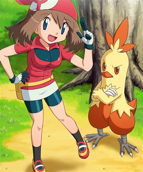 Haruka And Combusken Pokemon And 1 More Drawn By Pokemoa Danbooru