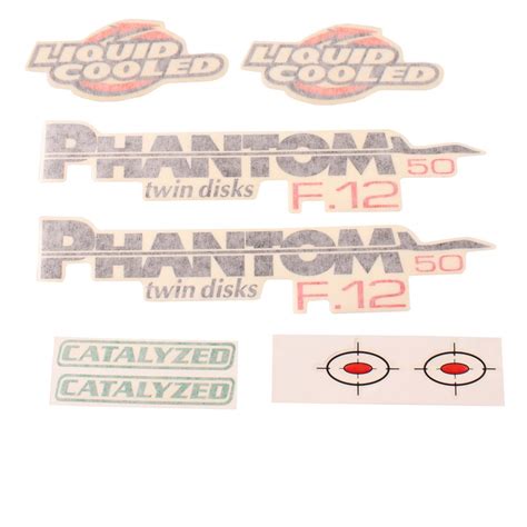 Kit Adesivi Laterali Per Malaguti F Phantom Twin Disks