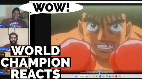 Heavyweight Boxing Legend Reacts Hajime No Ippo Ep 72 Lallapallooza