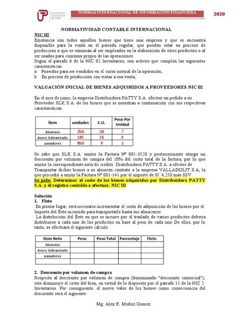 Flujo De Efectivo Seg N Nic Importancia Del Flete En Efectivo