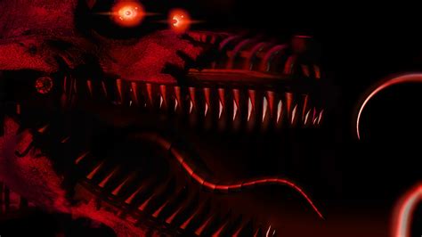 Nightmare Foxy Fnaf4 Hd Wallpaper By Scott Cawthon