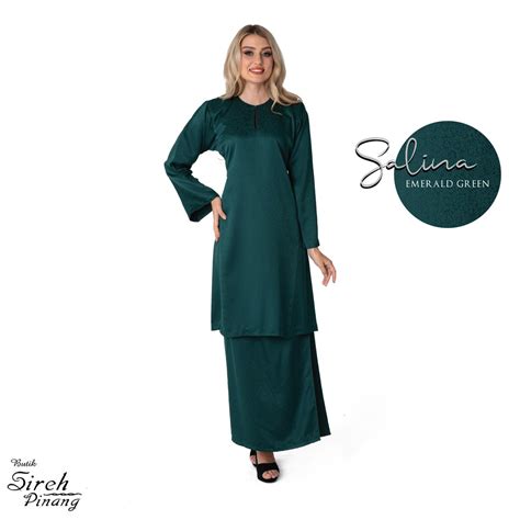 Butik Sireh Pinang Kurung Pahang Salina V2 Shopee Malaysia