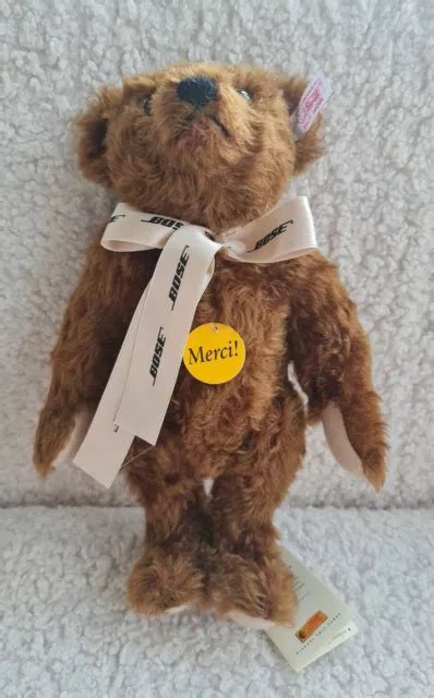 STEIFF ORIGINAL TEDDY Der BOSE Merci Bär Unbespielt im Kasten