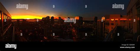 Sunrise over Mt Rainier Stock Photo - Alamy