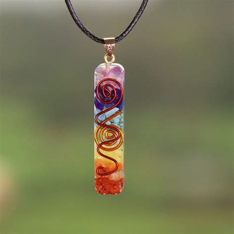 Collier Chakras Orgonite Yogazen