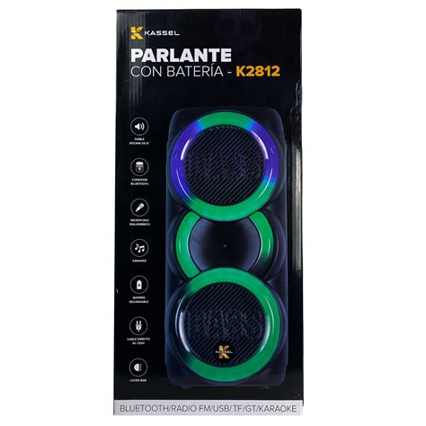 Ripley Parlante Torre Kassel K Doble Bocina Bluetooth Micr Fono