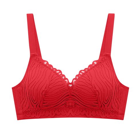 Mrat Strapless Bras For Women Clearance Womens Solid Lace Lingerie Bras