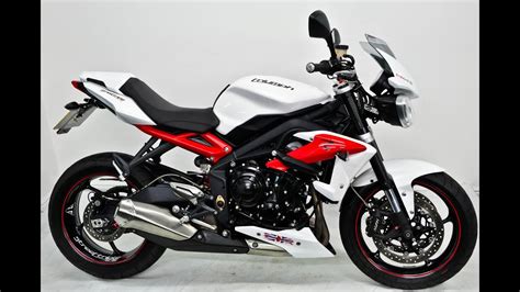 Triumph Street Triple R 675 White 2014 Youtube